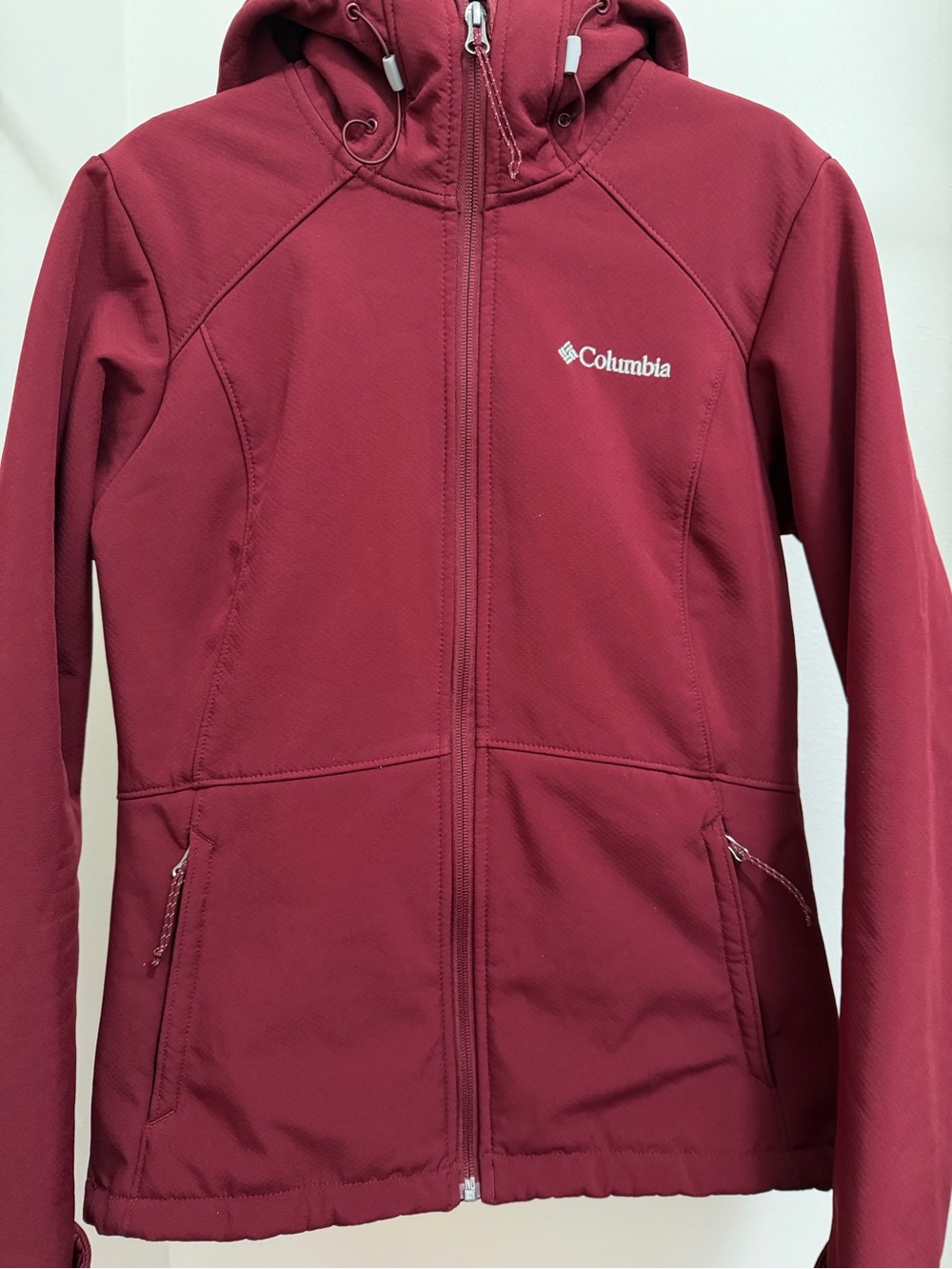 Columbia Burgundy Hooded Jacket
